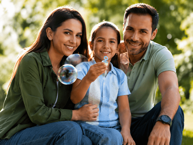 Familia acompañada por TerapiaLuz